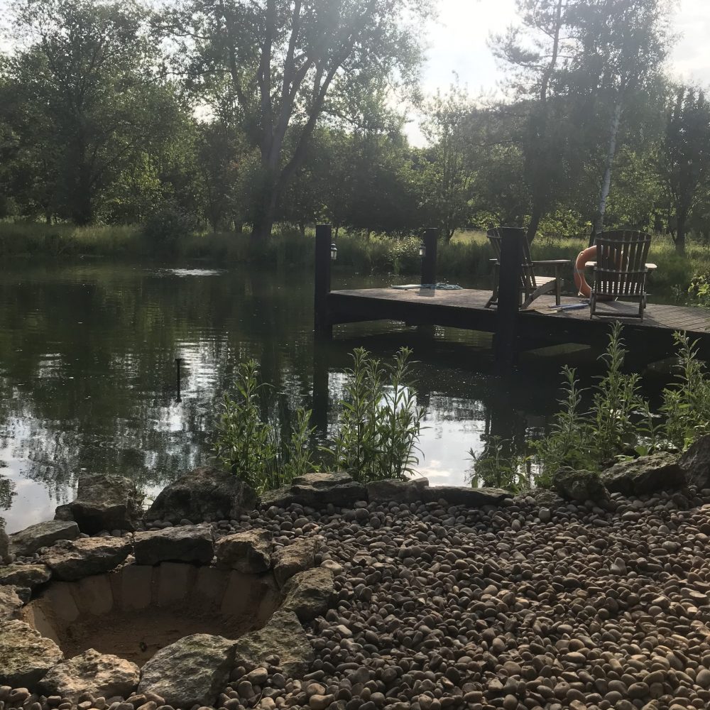 natural swimming pond